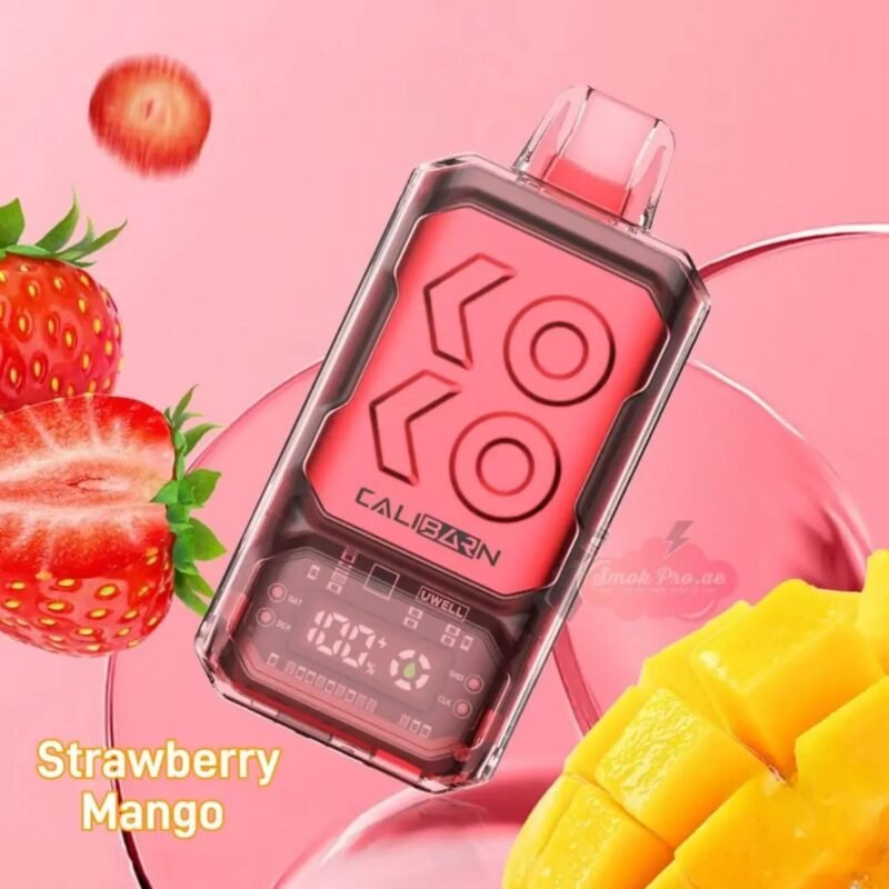 Uwell Caliburn Bar 16000 Puffs Disposable Vape STRAWBERRY MANGO