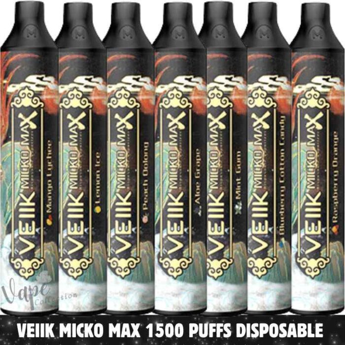 VEIIK Micko Max 1500 Puffs 50MG Disposable Vape in Dubai