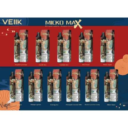 VEIIK Micko Max 1500 Puffs 50MG Disposable Vape in UAE