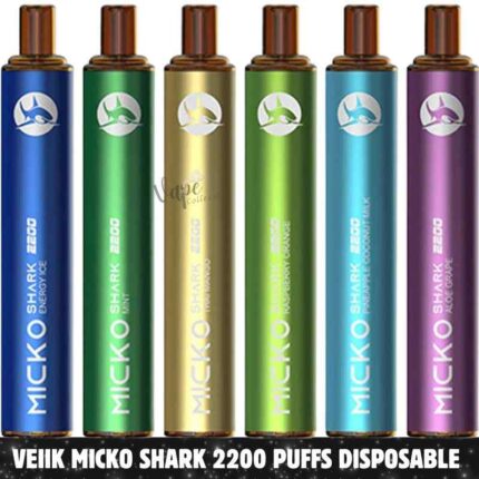 VEIIK Micko Shark 2200 Puffs 50MG Disposable Vape in Dubai