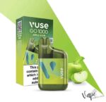 VUSE GO Box 1000 Puffs 20MG Disposable Vape Price in Dubai Apple Sour