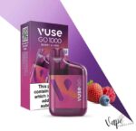 VUSE GO Box 1000 Puffs 20MG Disposable Vape Price in Dubai Berry Blend