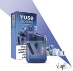 VUSE GO Box 1000 Puffs 20MG Disposable Vape Price in Dubai Blueberry Ice