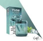 VUSE GO Box 1000 Puffs 20MG Disposable Vape Price in Dubai Mint Ice