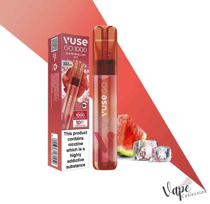 VUSE GO Pen 1000 Puffs 20MG Disposable Vape Price in Dubai Watermelon Ice