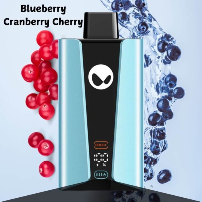 WAKA SOPRO 20000 PUFFS DISPOSABLE VAPE BLUEBERRY CRANBERRY CHERRY