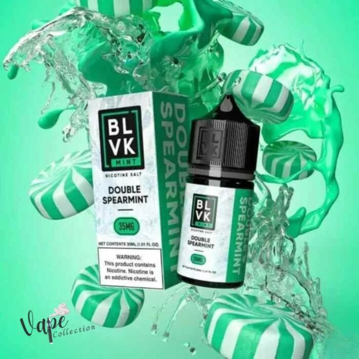 BLVK Frost Ice 30ml Vape Juice 35mg Salt Nicotine DOUBLE SPEARMINT