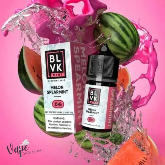 BLVK Frost Ice 30ml Vape Juice 35mg Salt Nicotine MELON SPEARMINT