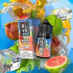 BLVK Frost Ice 30ml Vape Juice 35mg Salt Nicotine PEACHY GUAVA