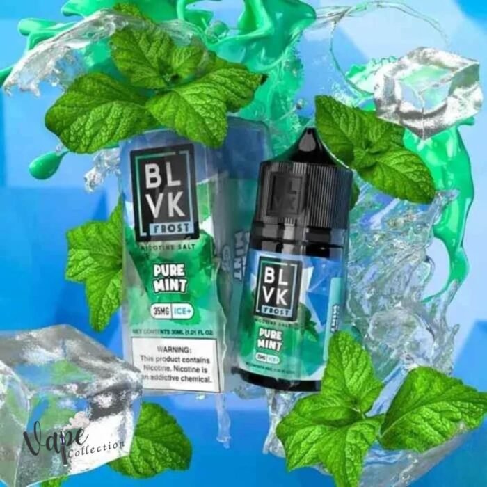 BLVK Frost Ice 30ml Vape Juice 35mg Salt Nicotine PURE MINT