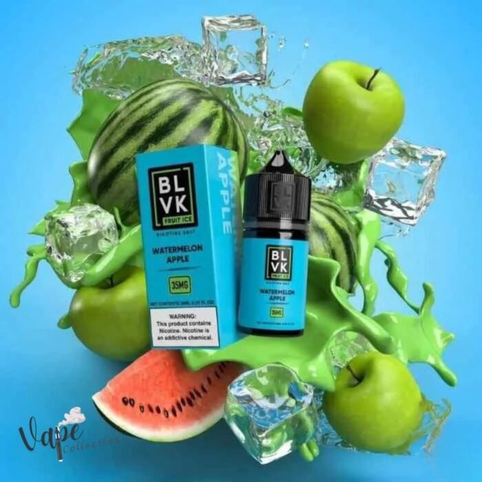 BLVK Frost Ice 30ml Vape Juice 35mg Salt Nicotine WATERMELON APPLE