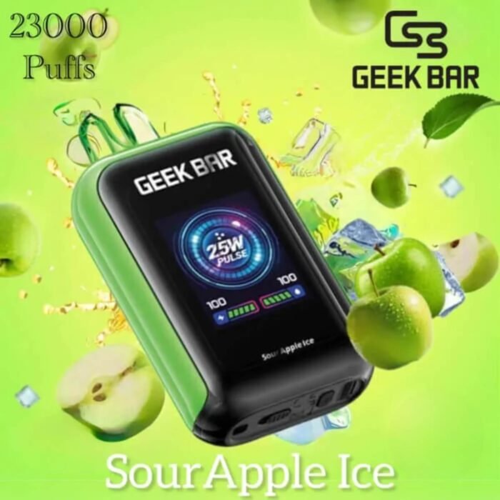 GEEKBAR Watt 23000 Puffs Disposable Vape Sour Apple Ice