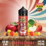 HORNY FLAVA 120 ML E-LIQUID 3MG VAPE JUICE APPLE CANDY