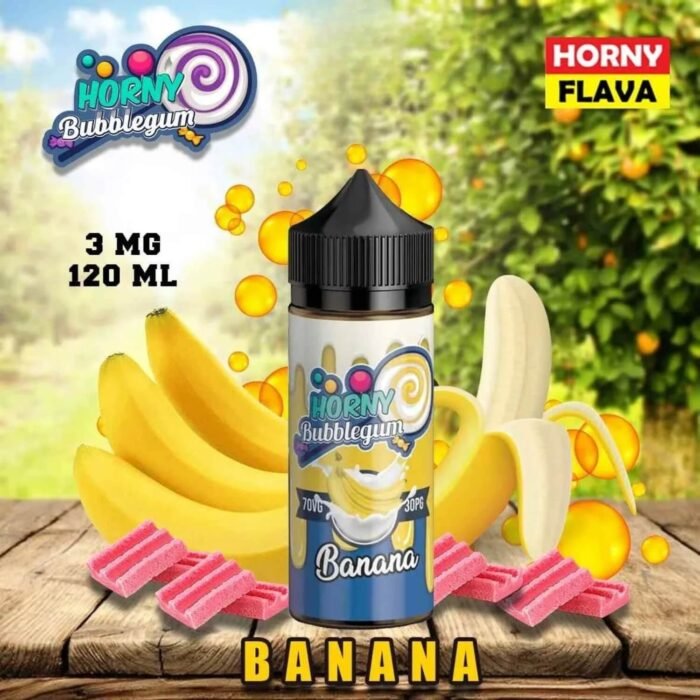 HORNY FLAVA 120 ML E-LIQUID 3MG VAPE JUICE BANANA