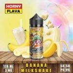 HORNY FLAVA 120 ML E-LIQUID 3MG VAPE JUICE BANANA MILKSHAKE