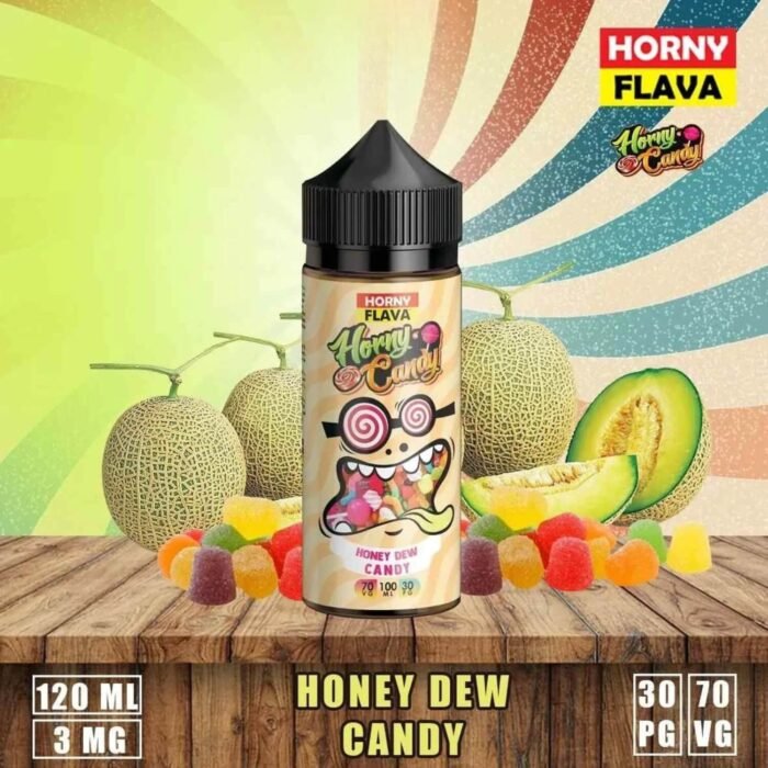 HORNY FLAVA 120 ML E-LIQUID 3MG VAPE JUICE HONEY DEW CANDY