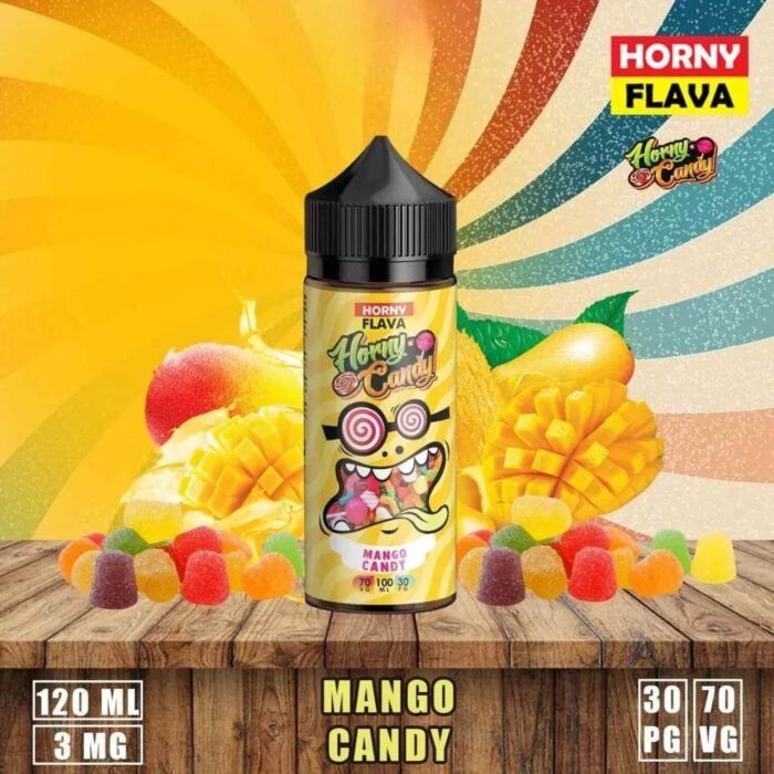 HORNY FLAVA 120 ML E-LIQUID 3MG VAPE JUICE MANGO CANDY