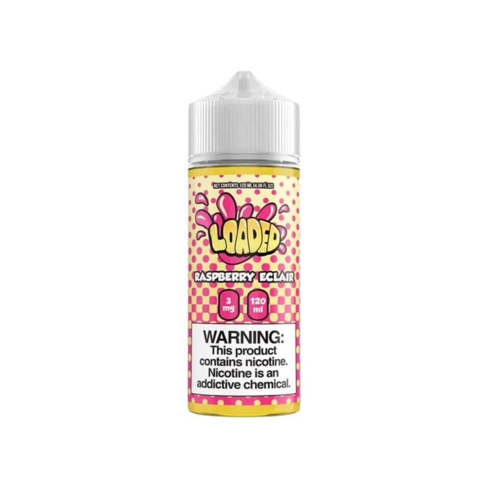 LOADED 120ML E-LIQUID 3MG VAPE JUICE IN DUBAI RASPBERRY ECLAIR