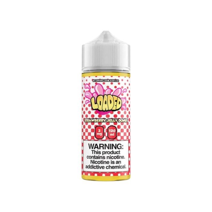 LOADED 120ML E-LIQUID 3MG VAPE JUICE IN DUBAI STRAWBERRY JELLY DONUT