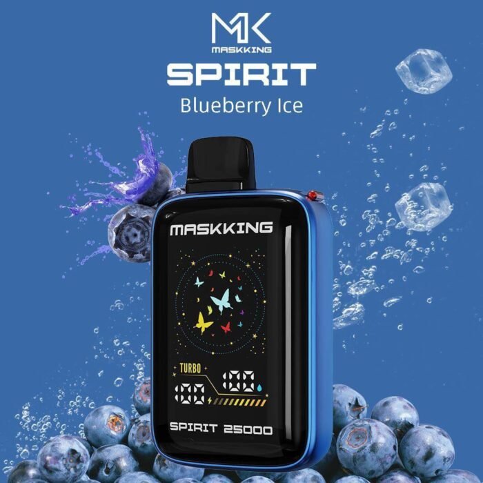 MASKKING Spirit 25000 50MG Disposable Vape Price in Dubai BLUEBERRY Ice