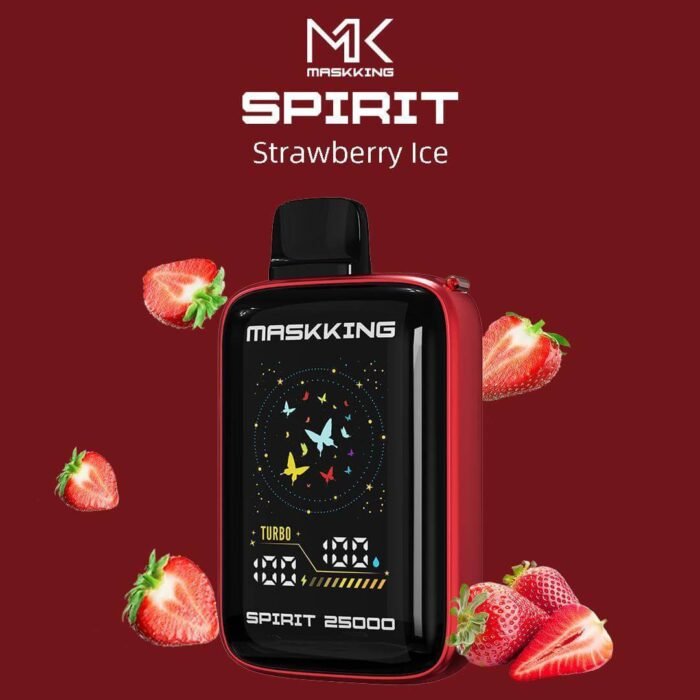 MASKKING Spirit 25000 50MG Disposable Vape Price in Dubai STRAWBERRY ICE