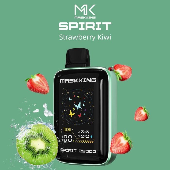 MASKKING Spirit 25000 50MG Disposable Vape Price in Dubai STRAWBERRY KIWI