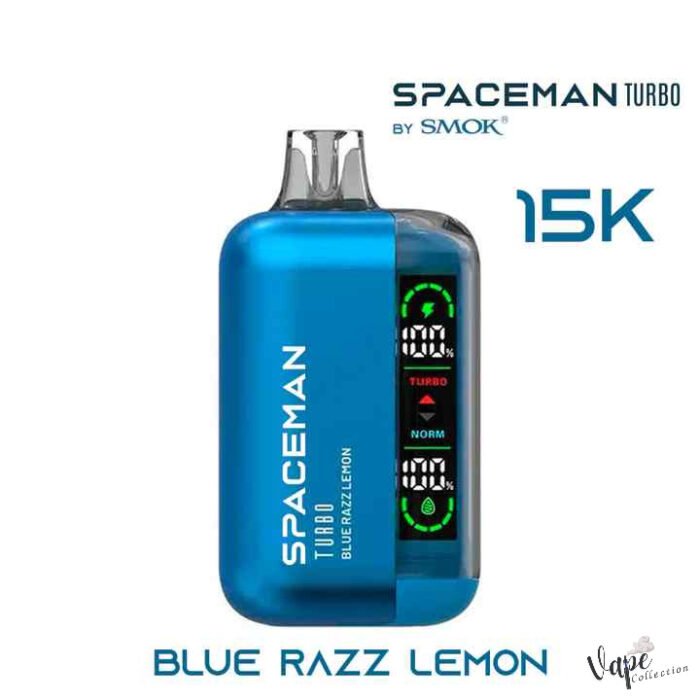 SMOK SPACEMAN TURBO 15000 BLUE RAZZ LEMON