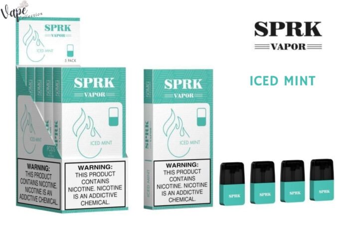 SPRK VAPOR POD CARTRIDGE IN DUBAI ICED MINT