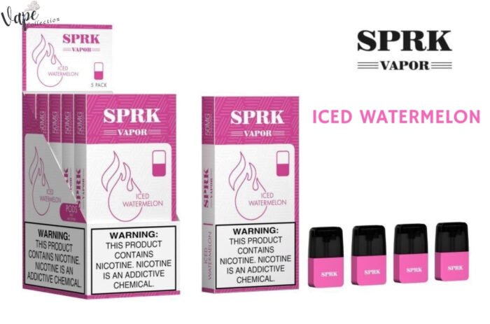 SPRK VAPOR POD CARTRIDGE IN DUBAI ICED WATERMELON