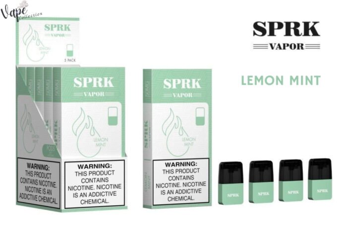 SPRK VAPOR POD CARTRIDGE IN DUBAI LEMON MINT