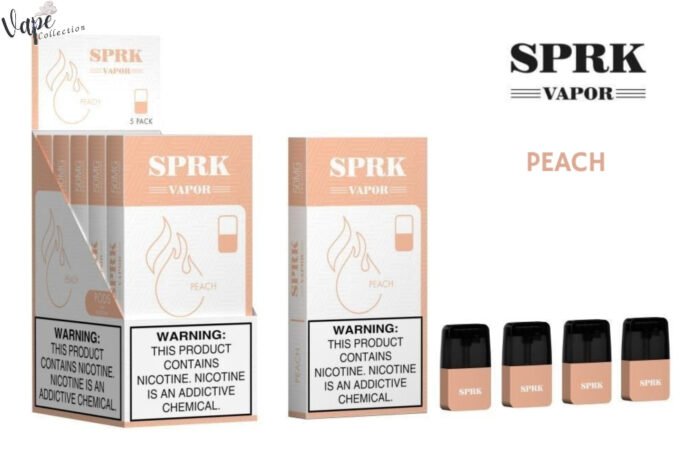 SPRK VAPOR POD CARTRIDGE IN DUBAI PEACH