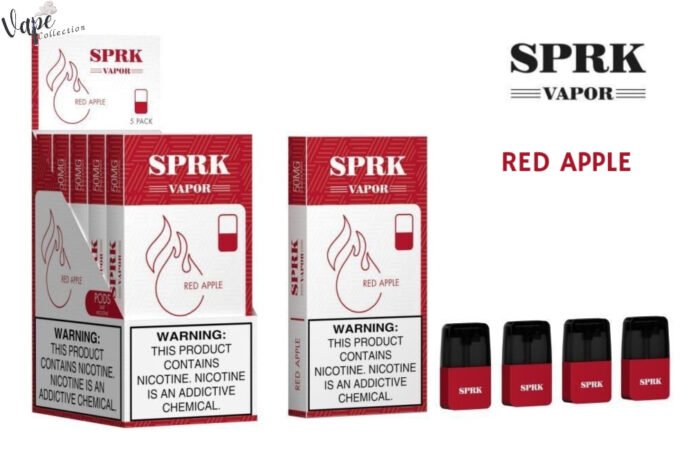 SPRK VAPOR POD CARTRIDGE IN DUBAI RED APPLE