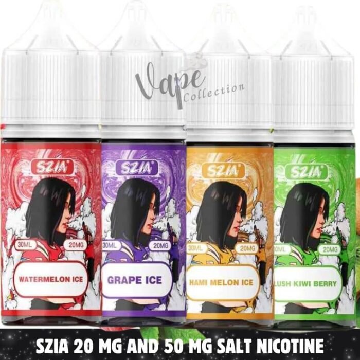 SZIA Salt Nicotine 20MG and 50MG E-liquid price in Dubai