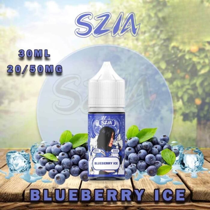 SZIA Salt Nicotine 20MG and 50MG E-liquid price in Dubai Blueberry Ice