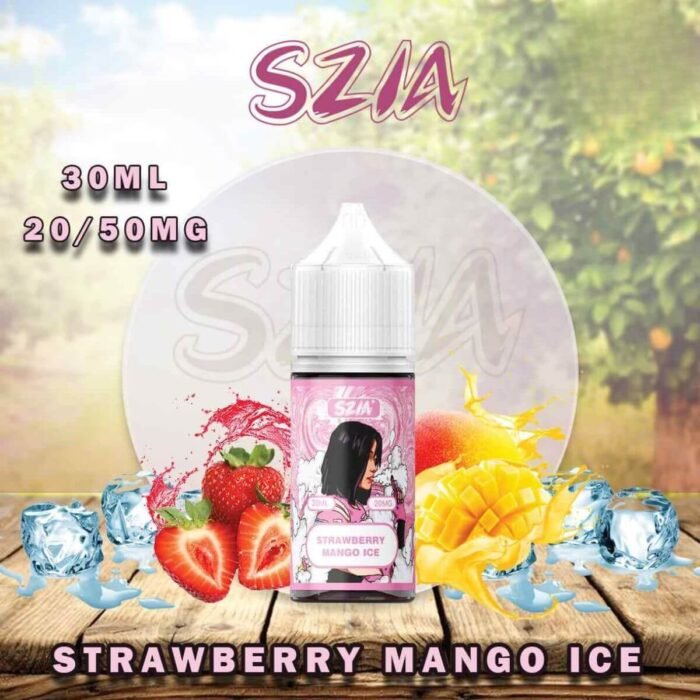 SZIA Salt Nicotine 20MG and 50MG E-liquid price in Dubai Strawberry Mango Ice