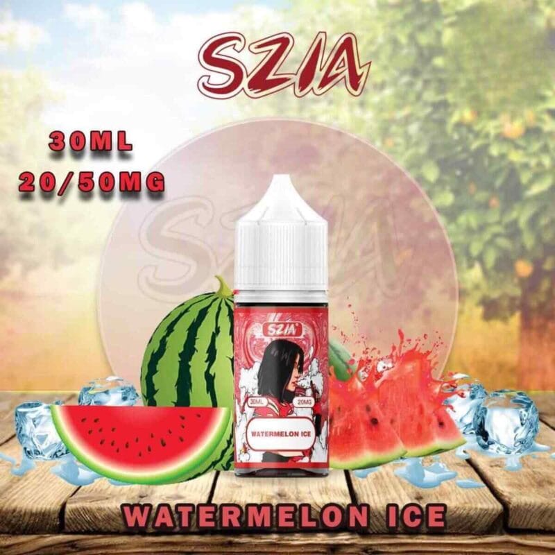 SZIA 30ml Salt Nicotine 20MG and 50MG E-liquid price in Dubai Watermelon Ice