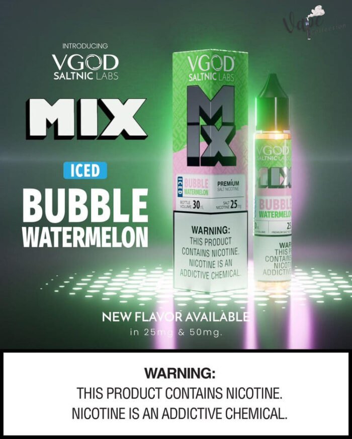 VGOD Mix Saltnic Price in Dubai ICED BUBBLE WATERMELON