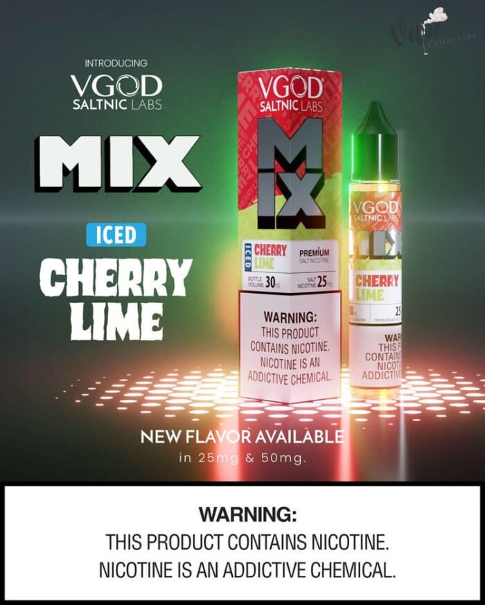 VGOD Mix Saltnic Price in Dubai ICED CHERRY LIME