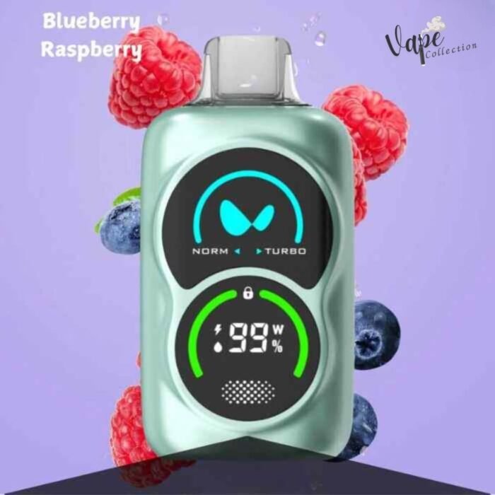 WAKA PA25000 Puffs 50MG Disposable Vape Blueberry Raspberry