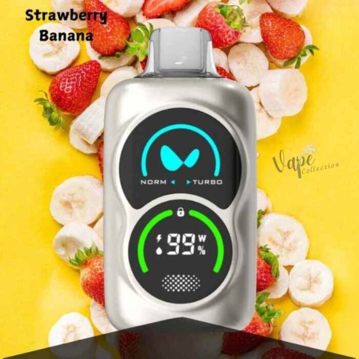 WAKA PA25000 Puffs 50MG Disposable Vape Strawberry Banana