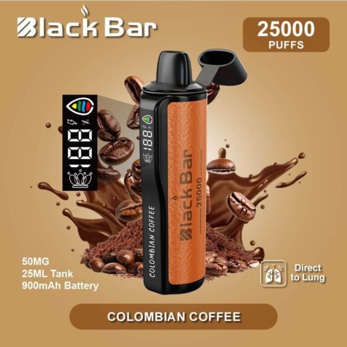 Black Bar 25000 Puffs Colombian Coffee