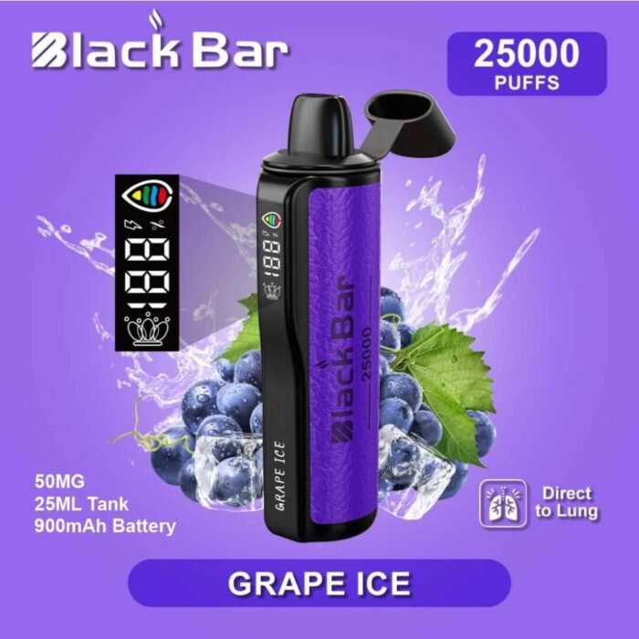 Black Bar 25000 Puffs Grape Ice