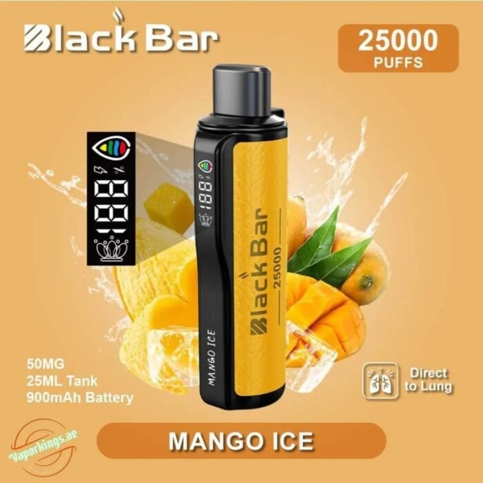 Black Bar 25000 Puffs Mango Ice