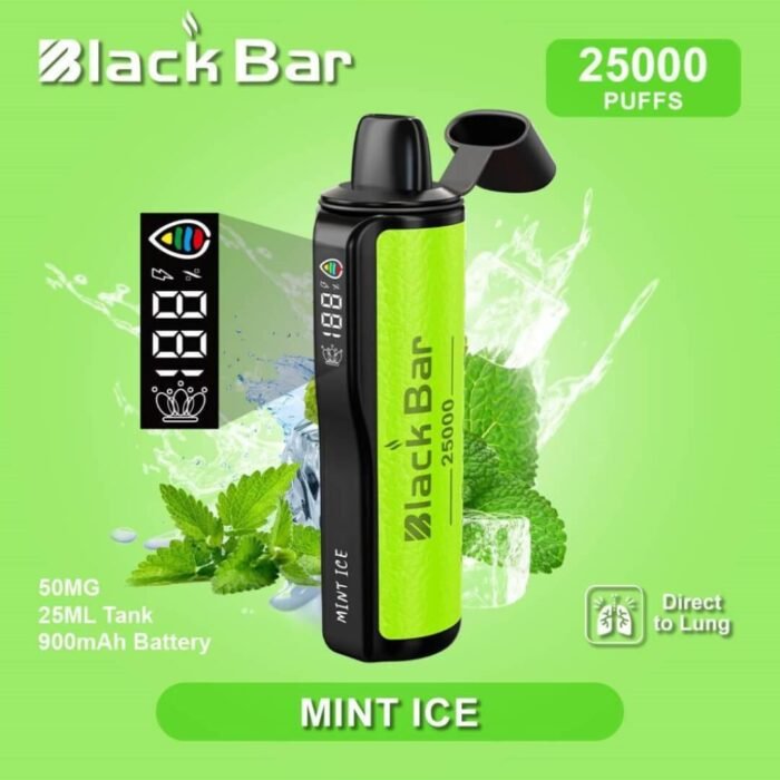 Black Bar 25000 Puffs Mint Ice