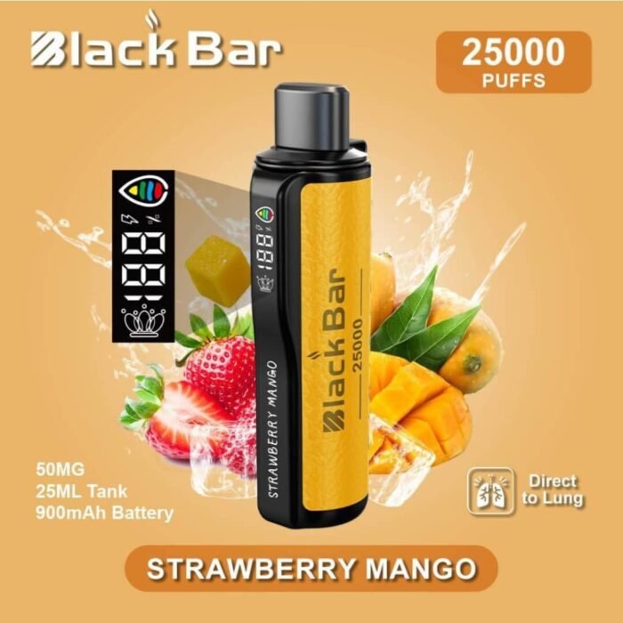 Black Bar 25000 Puffs STRAWBERRY Mango