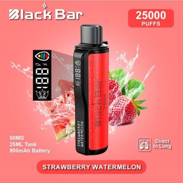 Black Bar 25000 Puffs STRAWBERRY Watermelon