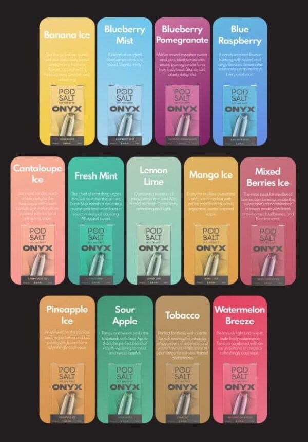 POD SALT ONYX 4000 Puffs