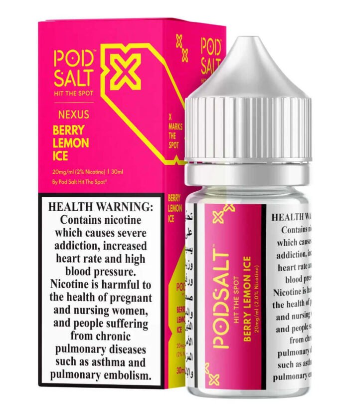 PODSALT NEXUS SALTNICS PRICE IN DUBAI berry lemon ice