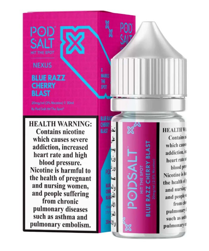 PODSALT NEXUS SALTNICS PRICE IN DUBAI blue razz cherry blast