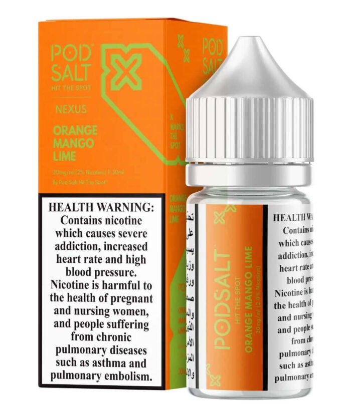 PODSALT NEXUS SALTNICS PRICE IN DUBAI orange mango lime